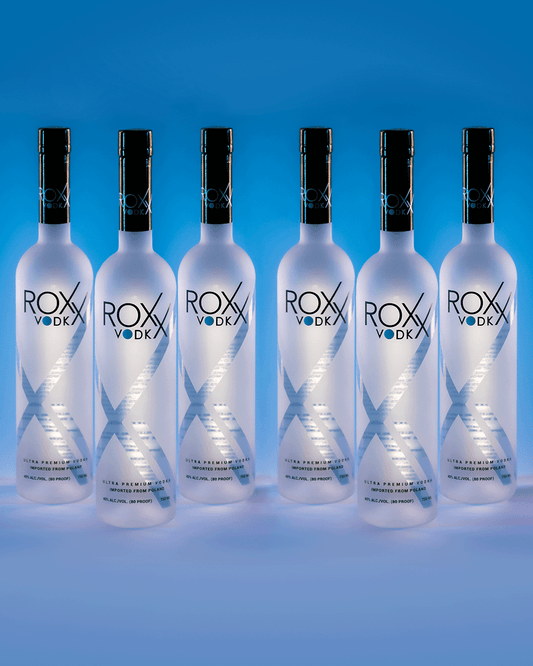 Six (6) bottles of ROXX Ultra Premium Vodka